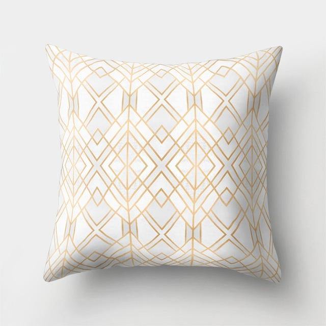 Square Decorative Geometric Striped Pillow Cases - Image 7