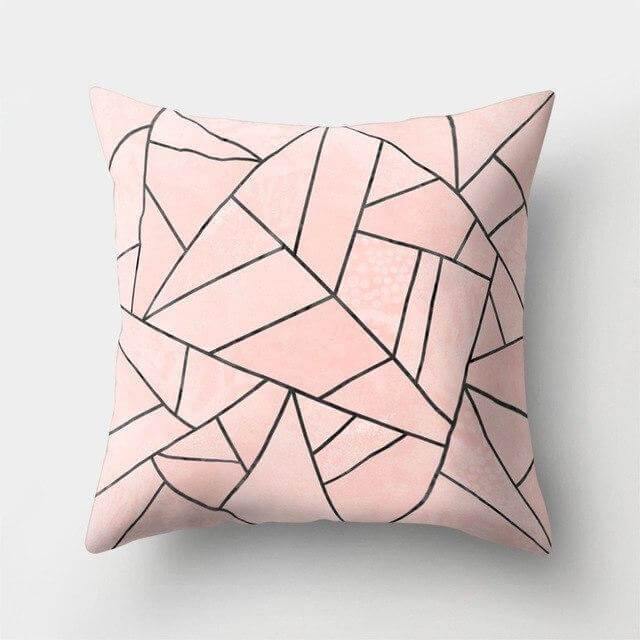 Square Decorative Geometric Striped Pillow Cases - Image 15