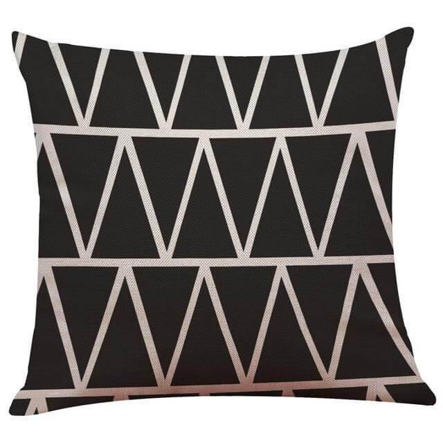 Geometrical Lovely Black and White Home Pillow Cases - MaviGadget