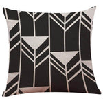 Geometrical Lovely Black and White Home Pillow Cases - MaviGadget