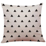 Geometrical Lovely Black and White Home Pillow Cases - MaviGadget