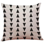 Geometrical Lovely Black and White Home Pillow Cases - MaviGadget