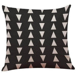 Geometrical Lovely Black and White Home Pillow Cases - MaviGadget