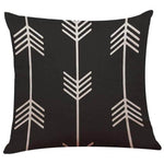 Geometrical Lovely Black and White Home Pillow Cases - MaviGadget