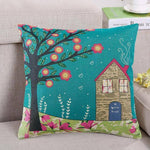 Decorative Tree Printed Home Cute Pillow Cases - MaviGadget