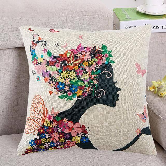 Decorative Tree Printed Home Cute Pillow Cases - Image 3