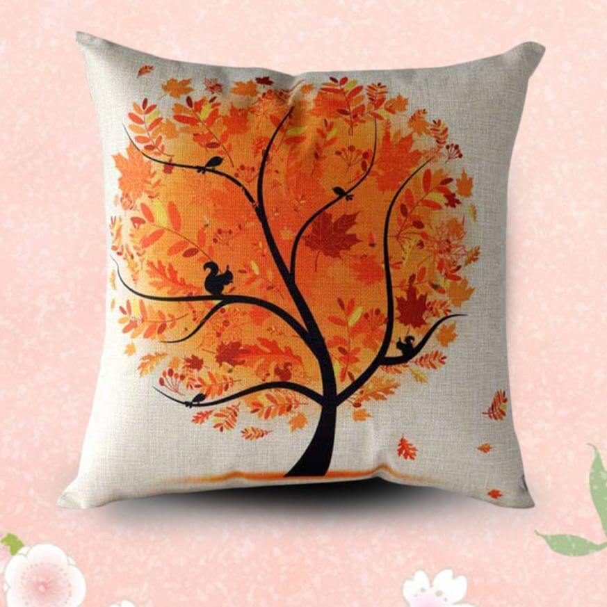Fall Tree Fresh Sofa Pillow Cases - Image 0