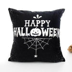 Black and White Halloween Pillow Cases