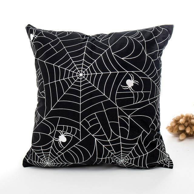 Black and White Halloween Pillow Cases - Image 2