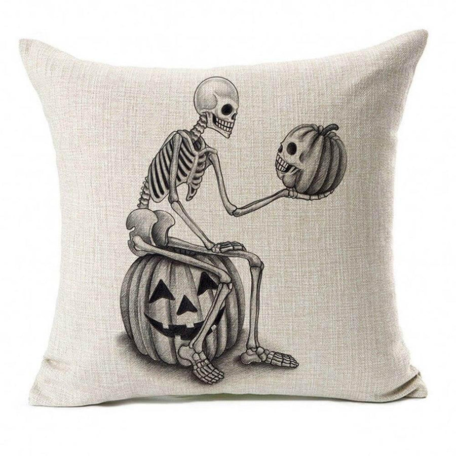Skeleton Halloween Pillow Cases - Image 0