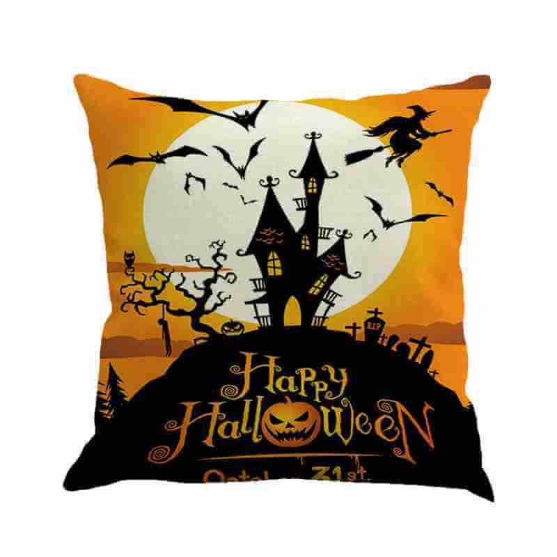 Scary House Halloween Pillow Cases - Image 0