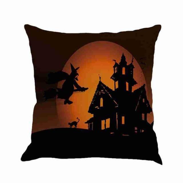 Scary House Halloween Pillow Cases - Image 1