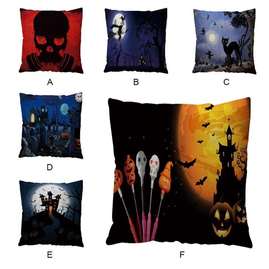 Decorative Scary Pumpkin Halloween Pillow Cases - Image 0