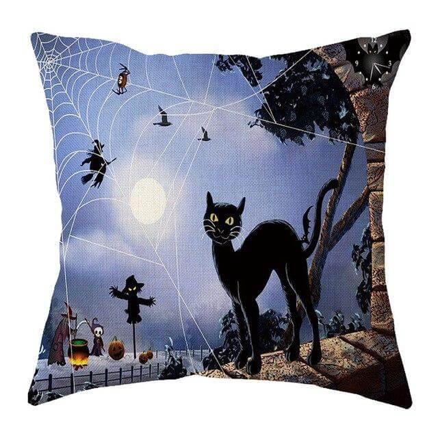 Decorative Scary Pumpkin Halloween Pillow Cases - Image 2