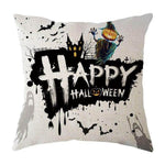 Halloween Pumpkin and Witch Printed Pillow Cases - MaviGadget