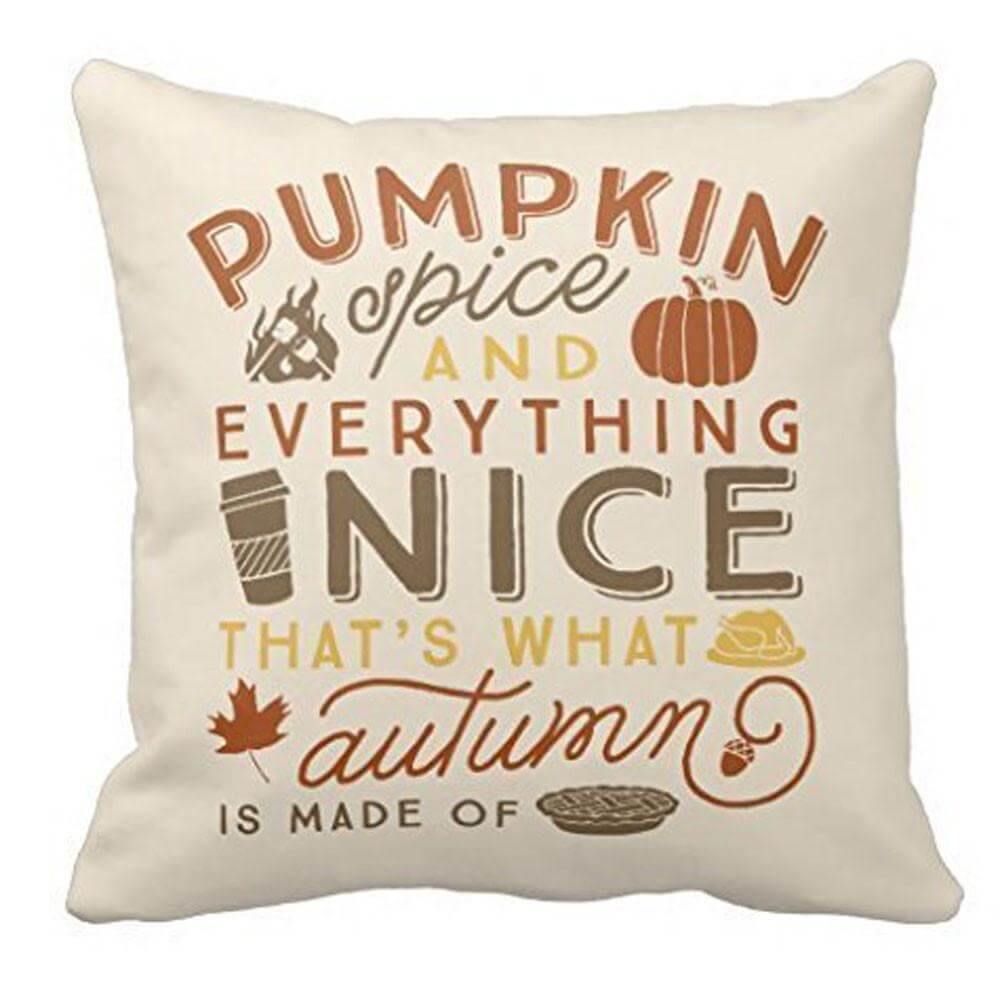 Pumpkin Spice Fall Halloween Pillow Cases - MaviGadget