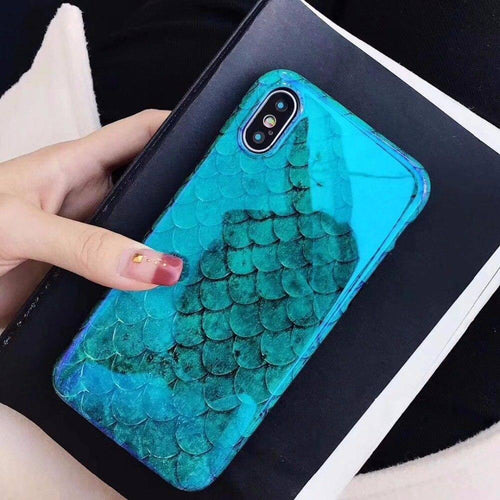 Blu-Ray Laser Fish Scale Soft Iphone Cases - Image 0