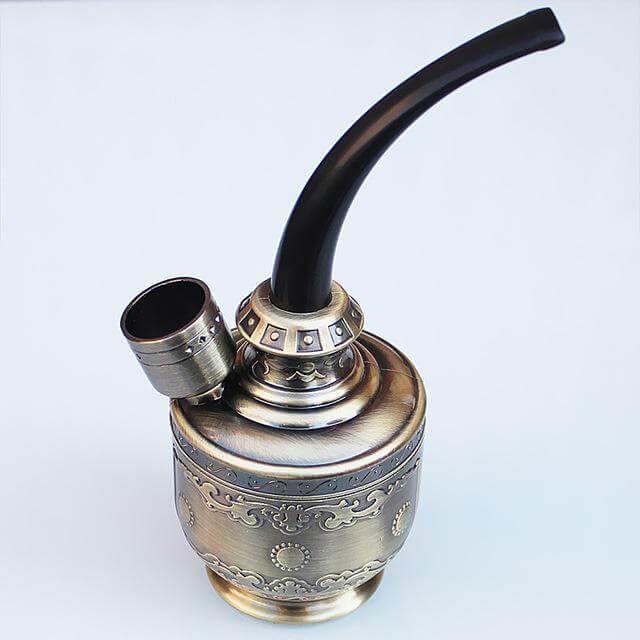 Bronze Copper Metal Cigarette Hookah - Image 1