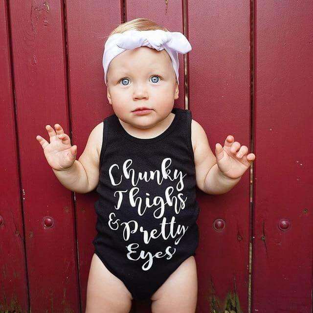 Cute Sleeveless Baby Jumpsuit