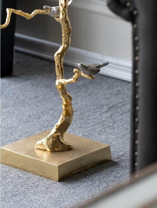 Aluminum Modern Tree Branches Coffee Side Table - Image 4