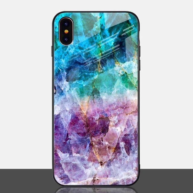 Luxury Marble Glass Agate Soft Edge Iphone Cases - Image 5