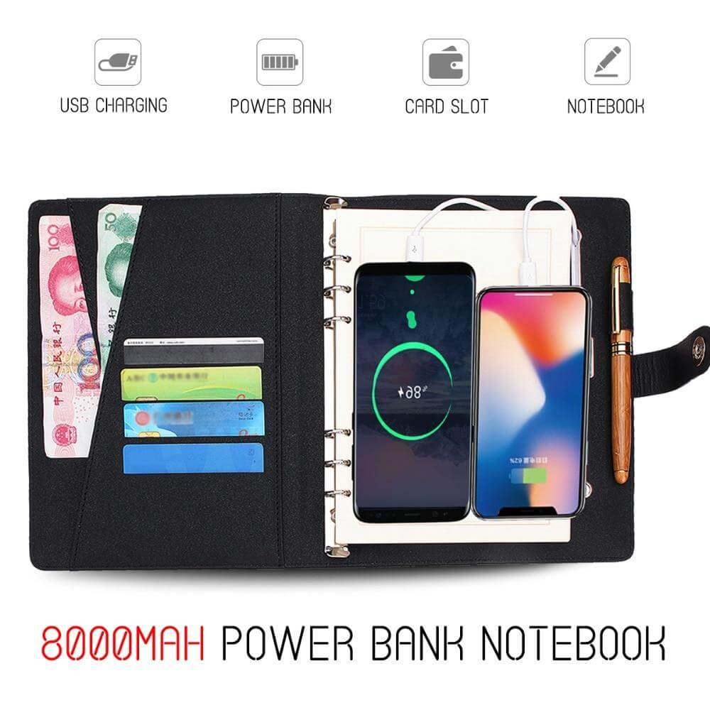 Multifunctional All in one Elegant USB Charging Gadget Notebook - MaviGadget