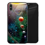 Luxury Space Silicone Glass Anti Slip Iphone Cases - MaviGadget