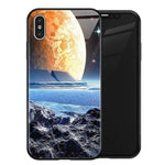 Luxury Space Silicone Glass Anti Slip Iphone Cases - MaviGadget