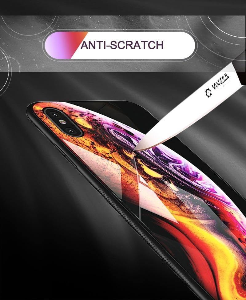 Luxury Space Silicone Glass Anti Slip Iphone Cases - Image 37