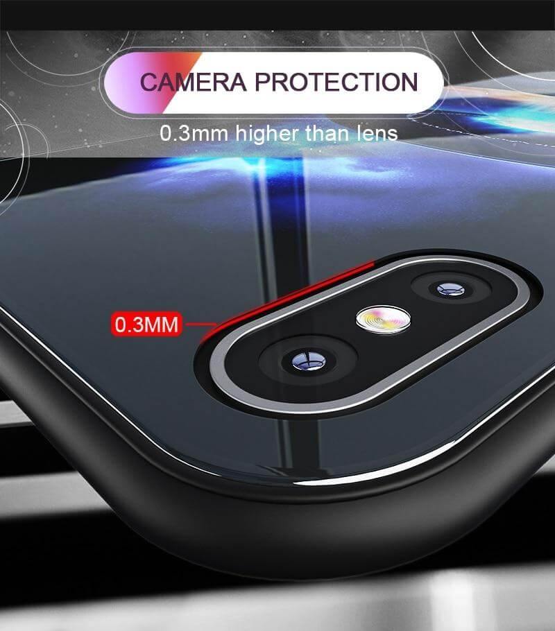 Luxury Space Silicone Glass Anti Slip Iphone Cases - Image 5