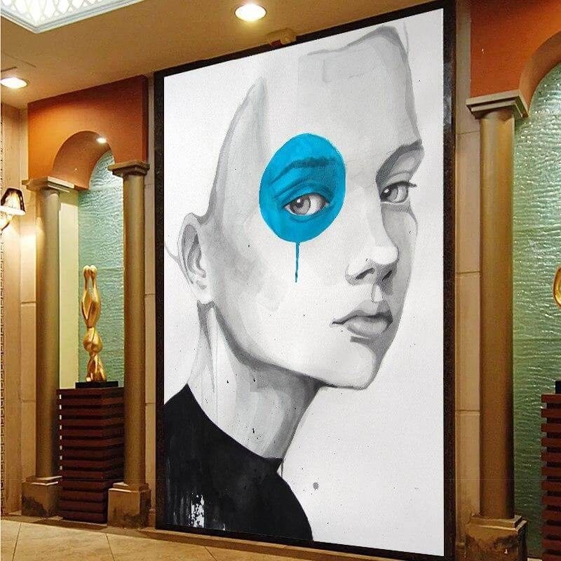 Modern Selfless Women Art Canvas Painting - Image 3