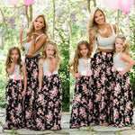 Floral Cute Mom and daughter Sundress Matching outfit - MaviGadget