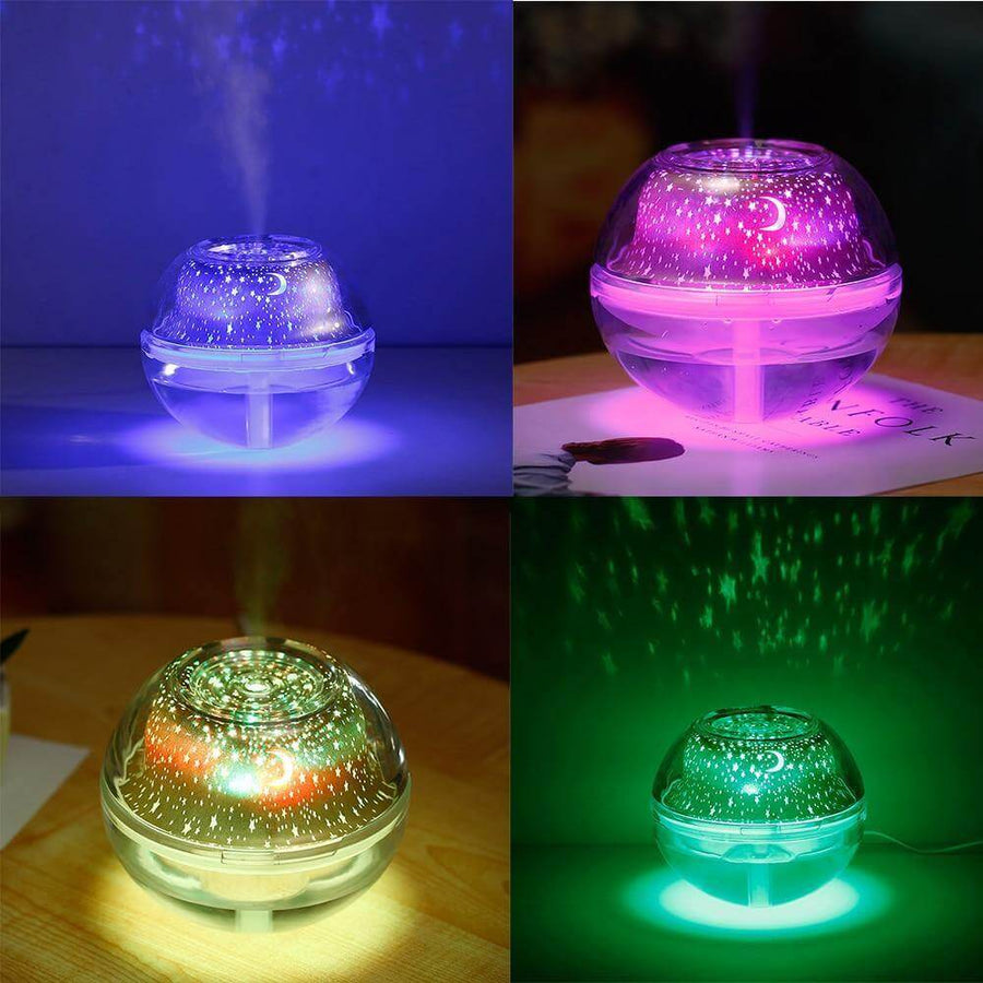 Ultrasonic Colorful Aromatherapy Air Humidifier Diffuser Sky Lamp - Image 0