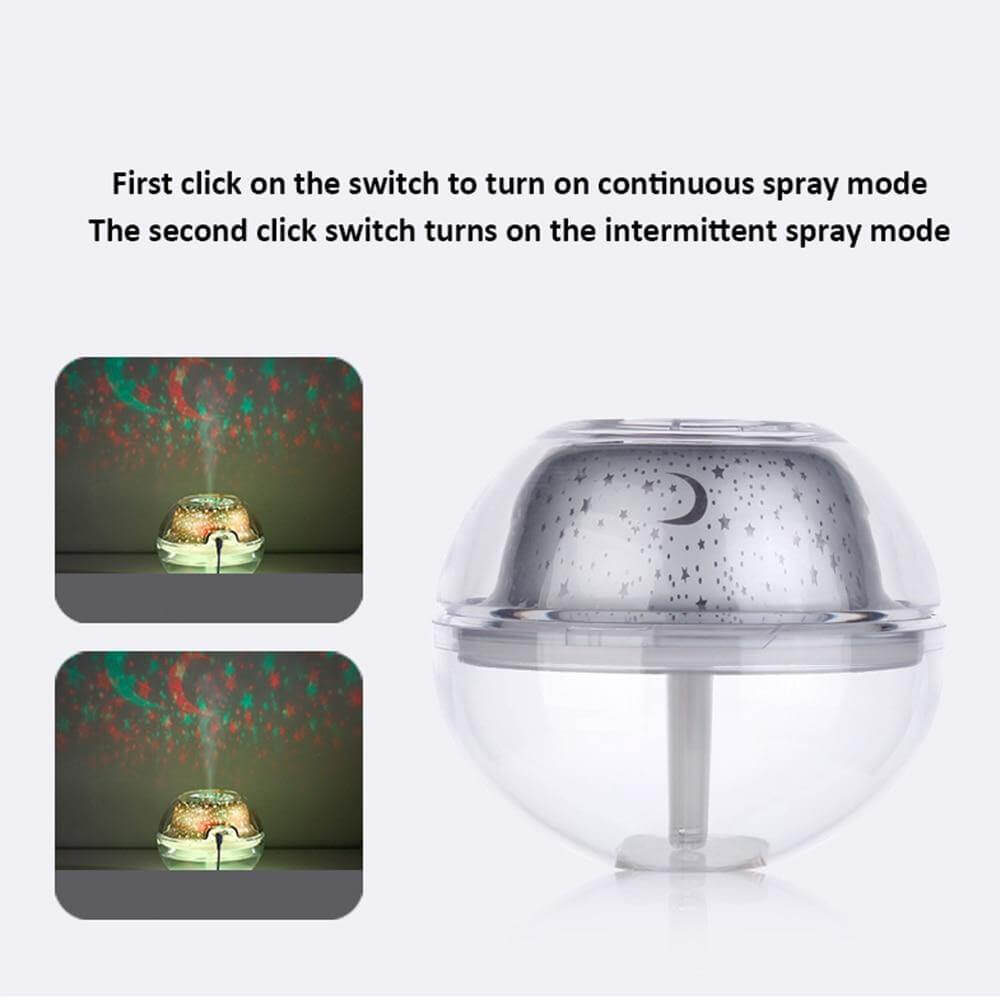 Ultrasonic Colorful Aromatherapy Air Humidifier Diffuser Sky Lamp