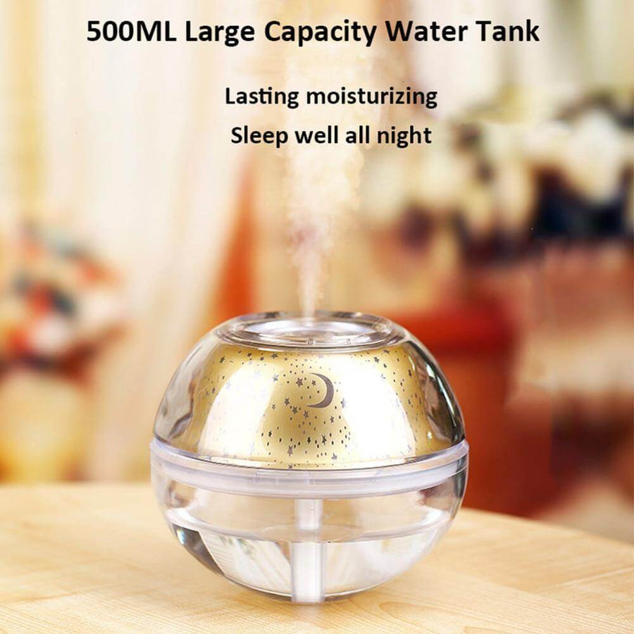 Ultrasonic Colorful Aromatherapy Air Humidifier Diffuser Sky Lamp - Image 1