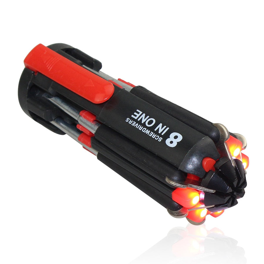 8in1 LED Foldable Screwdriver Set - Image 3