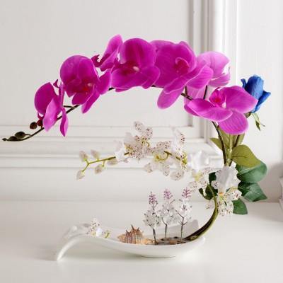 Artificial Butterfly Orchid Flowers Set - MaviGadget