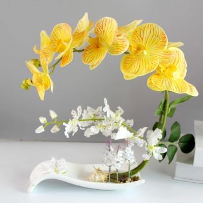 Artificial Butterfly Orchid Flowers Set - MaviGadget