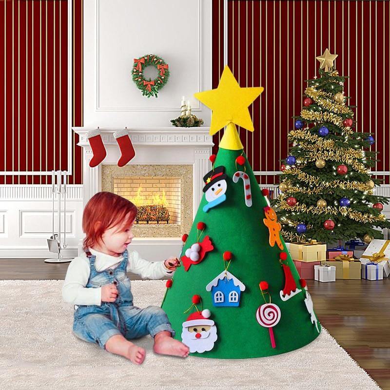 3D Christmas Tree Hanging Ornaments for Kids Xmas Gifts