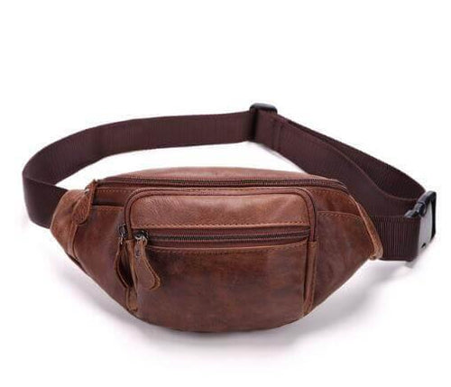 Pure Leather Unisex Fanny Bag - Image 0