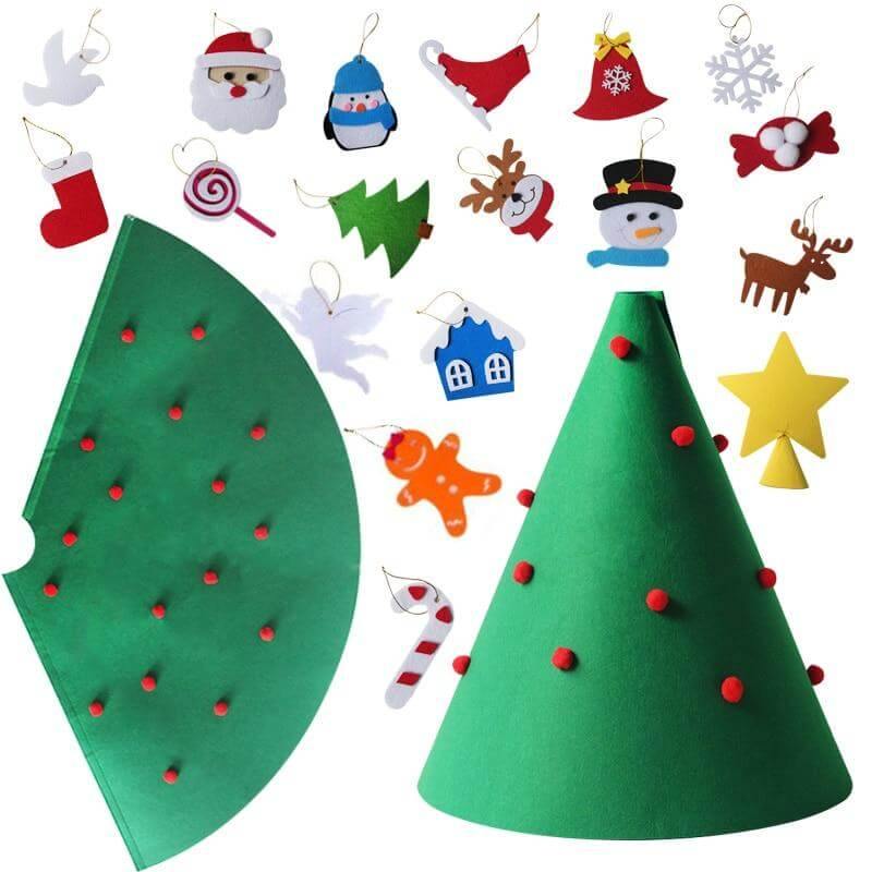 3D Christmas Tree Hanging Ornaments for Kids Xmas Gifts