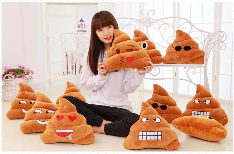 Poop Face Emoji Pillows - Image 2