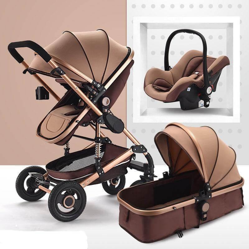 Modern High Landscape Multifunctional 3 in 1 Baby Stroller