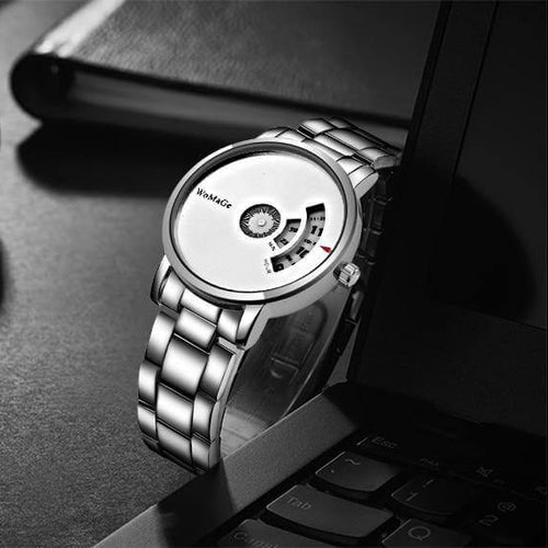 Stainless Steel Unique Style Business Men Watch