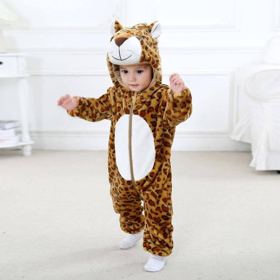 Leopard Costume Hoodie for Baby - Image 0