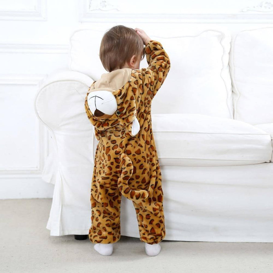 Leopard Costume Hoodie for Baby - Image 3