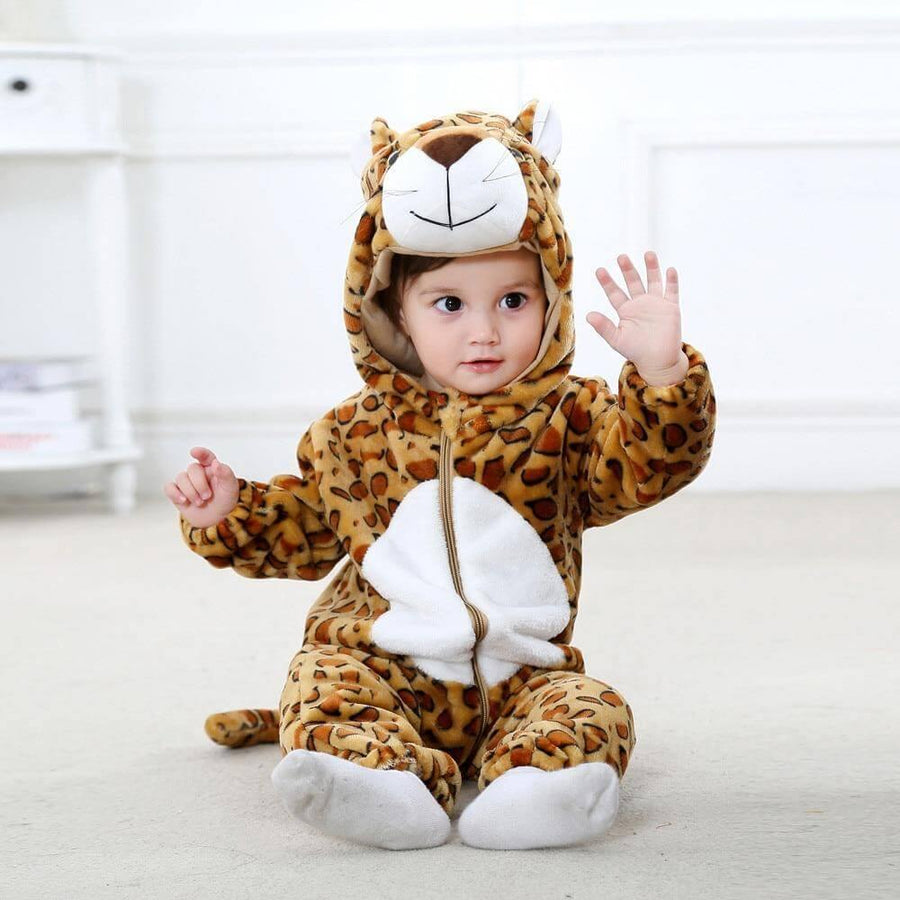 Leopard Costume Hoodie for Baby - Image 2