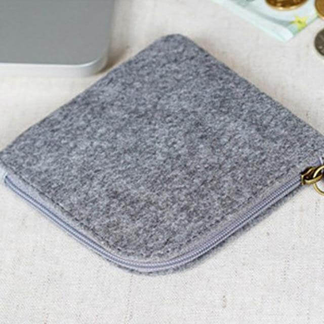 Felt Simple Zip Wallet