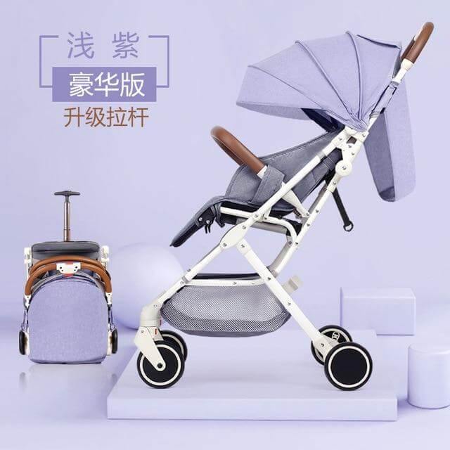 Futuristic Modern Portable Folding Baby Stroller - MaviGadget