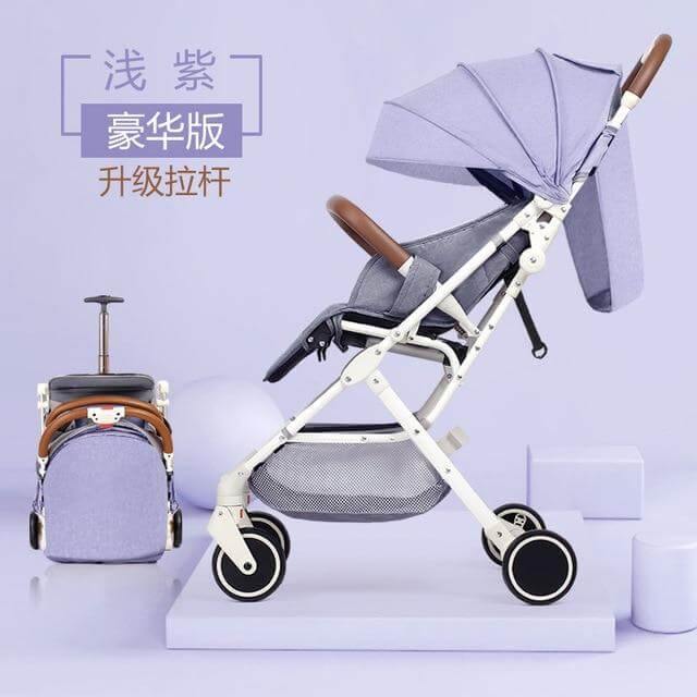 Futuristic Modern Portable Folding Baby Stroller - Image 3